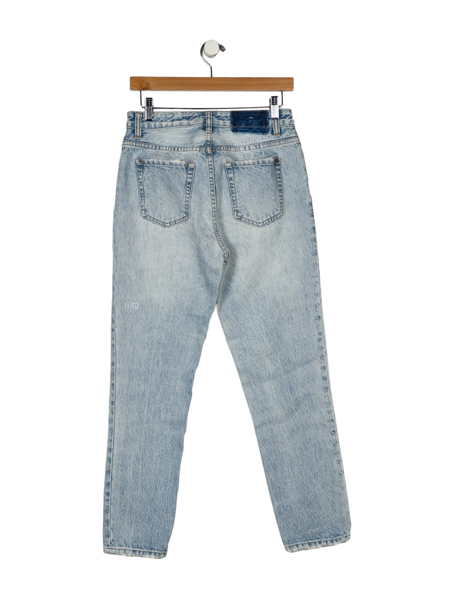 Ksubi Mid-Rise Straight Leg Jeans