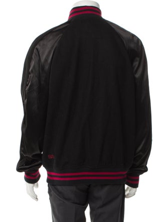 Ksubi Wool Striped Bomber Jacket