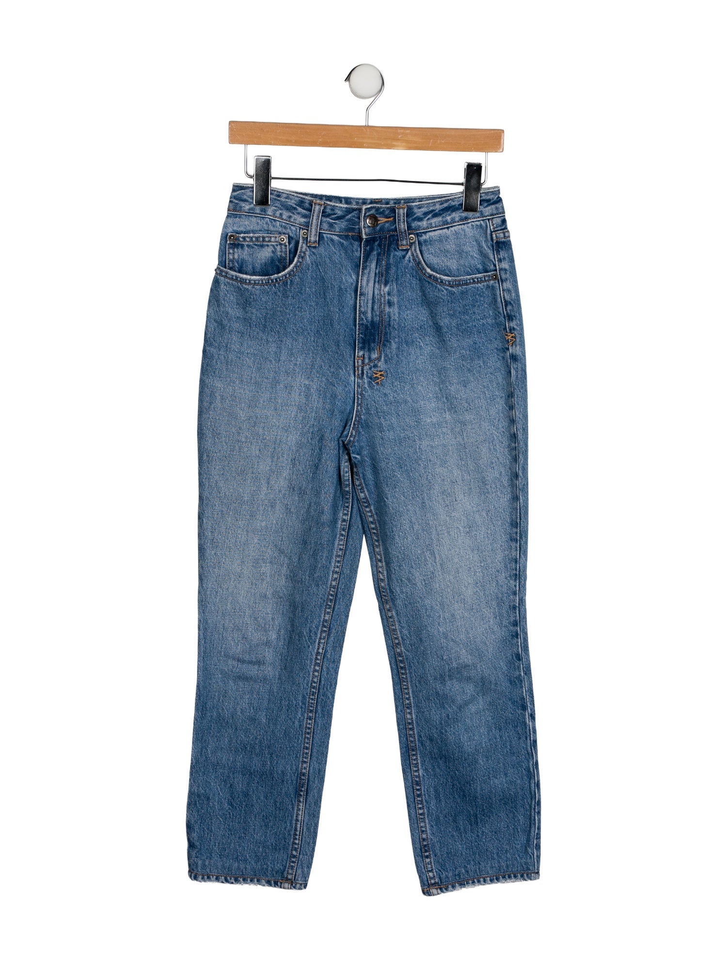 Ksubi High-Rise Straight Leg Jeans