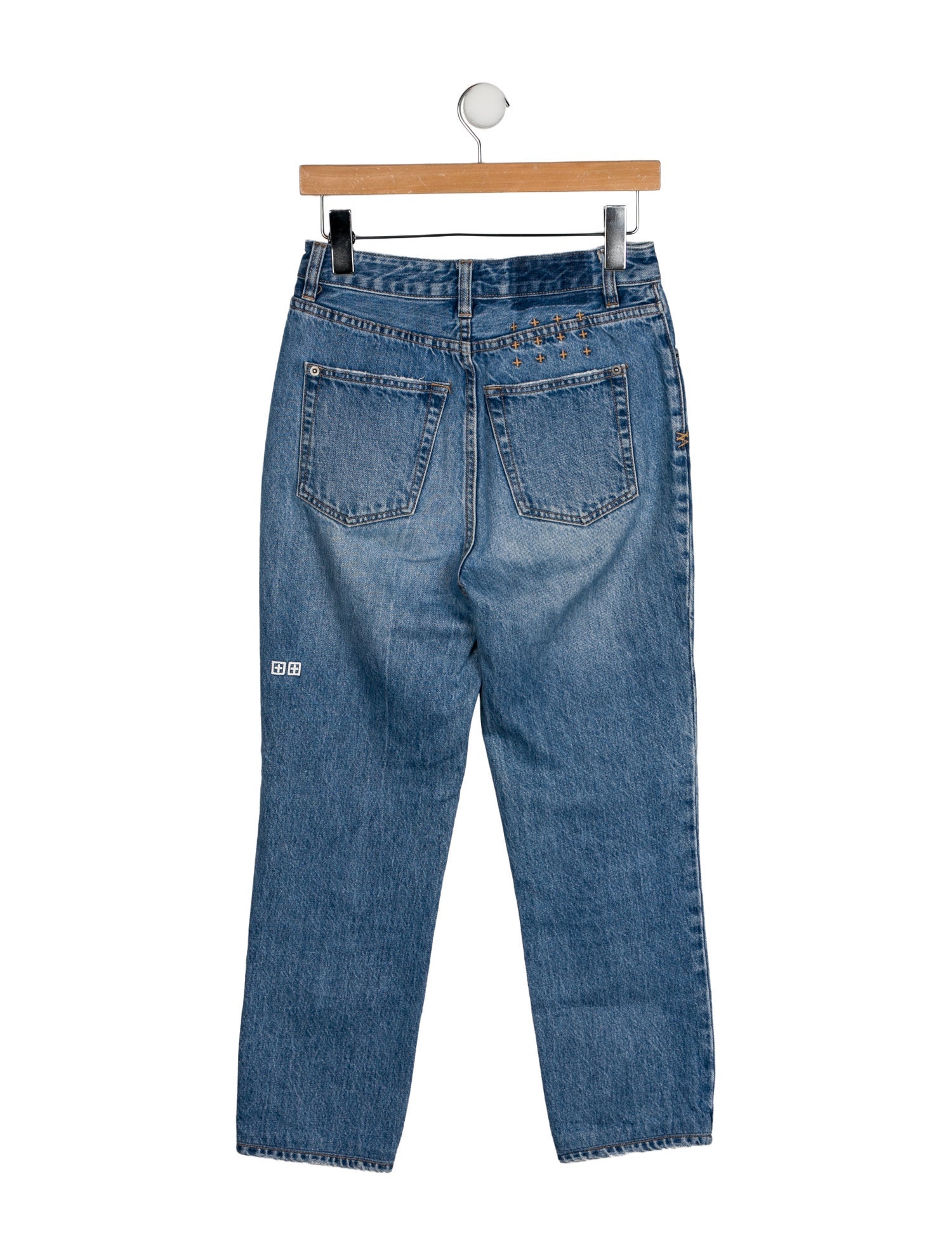 Ksubi High-Rise Straight Leg Jeans