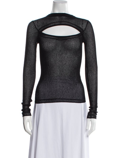 Ksubi Mock Neck Long Sleeve Top