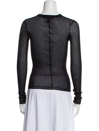 Ksubi Mock Neck Long Sleeve Top