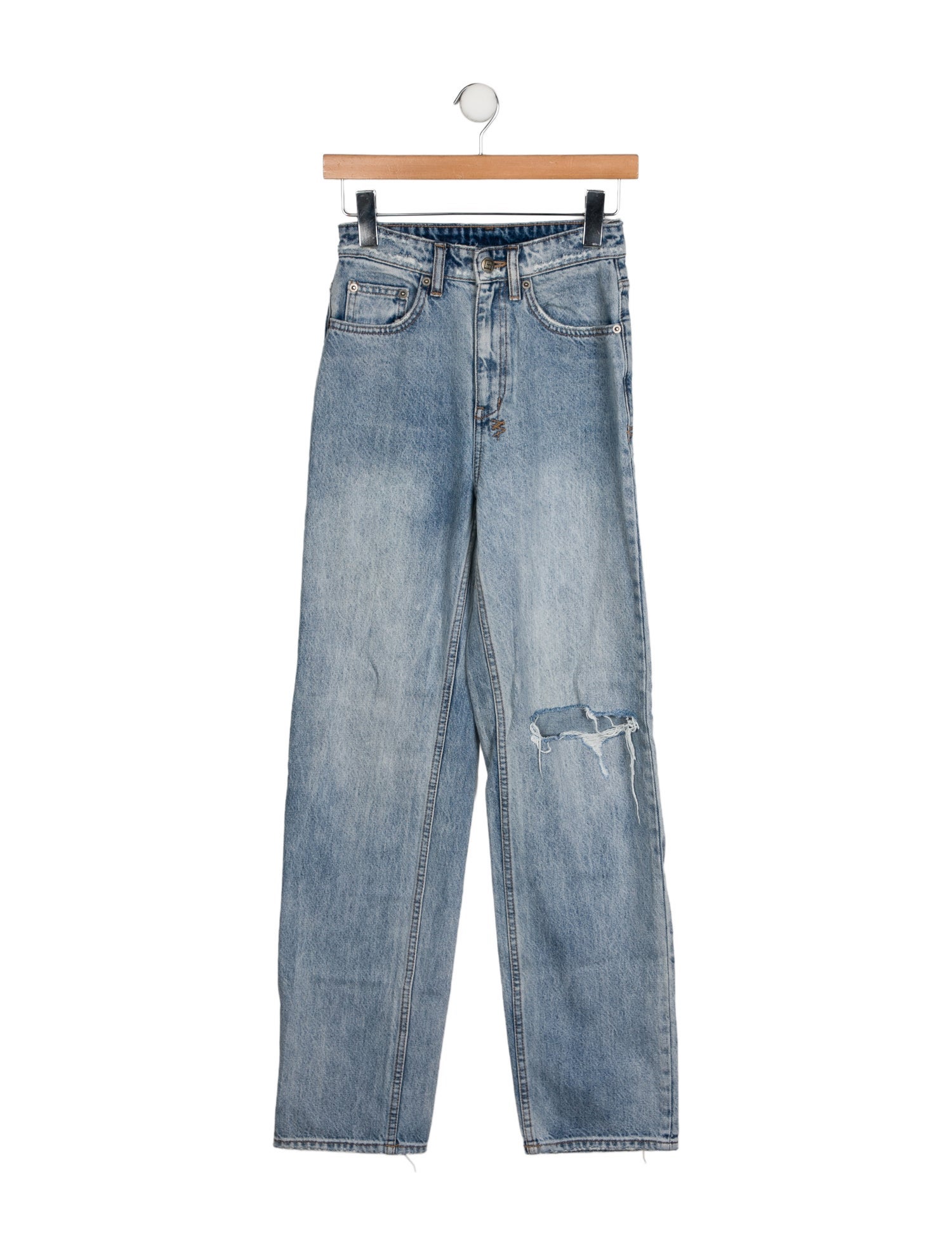 Ksubi High-Rise Straight Leg Jeans