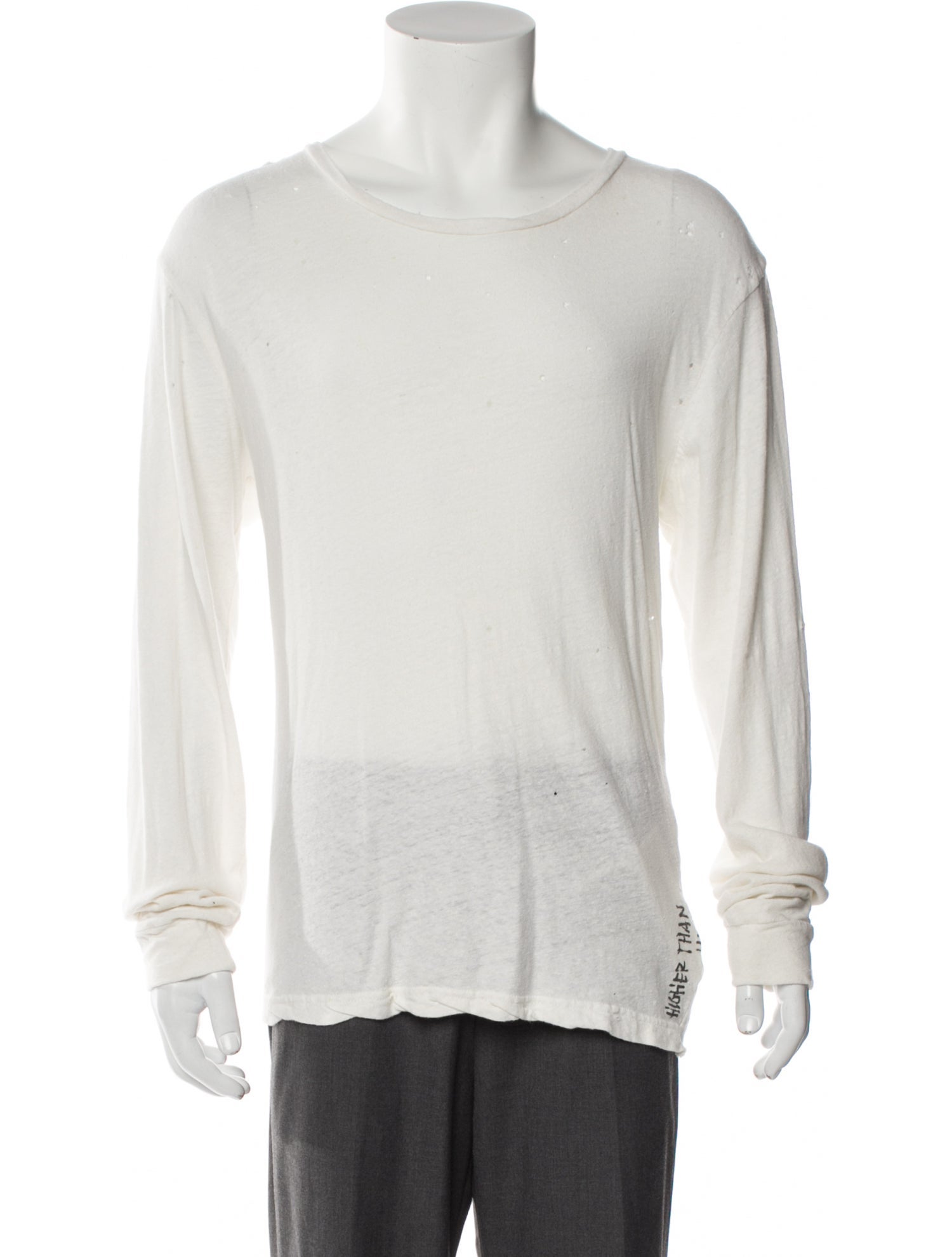 Ksubi Scoop Neck Long Sleeve T-Shirt