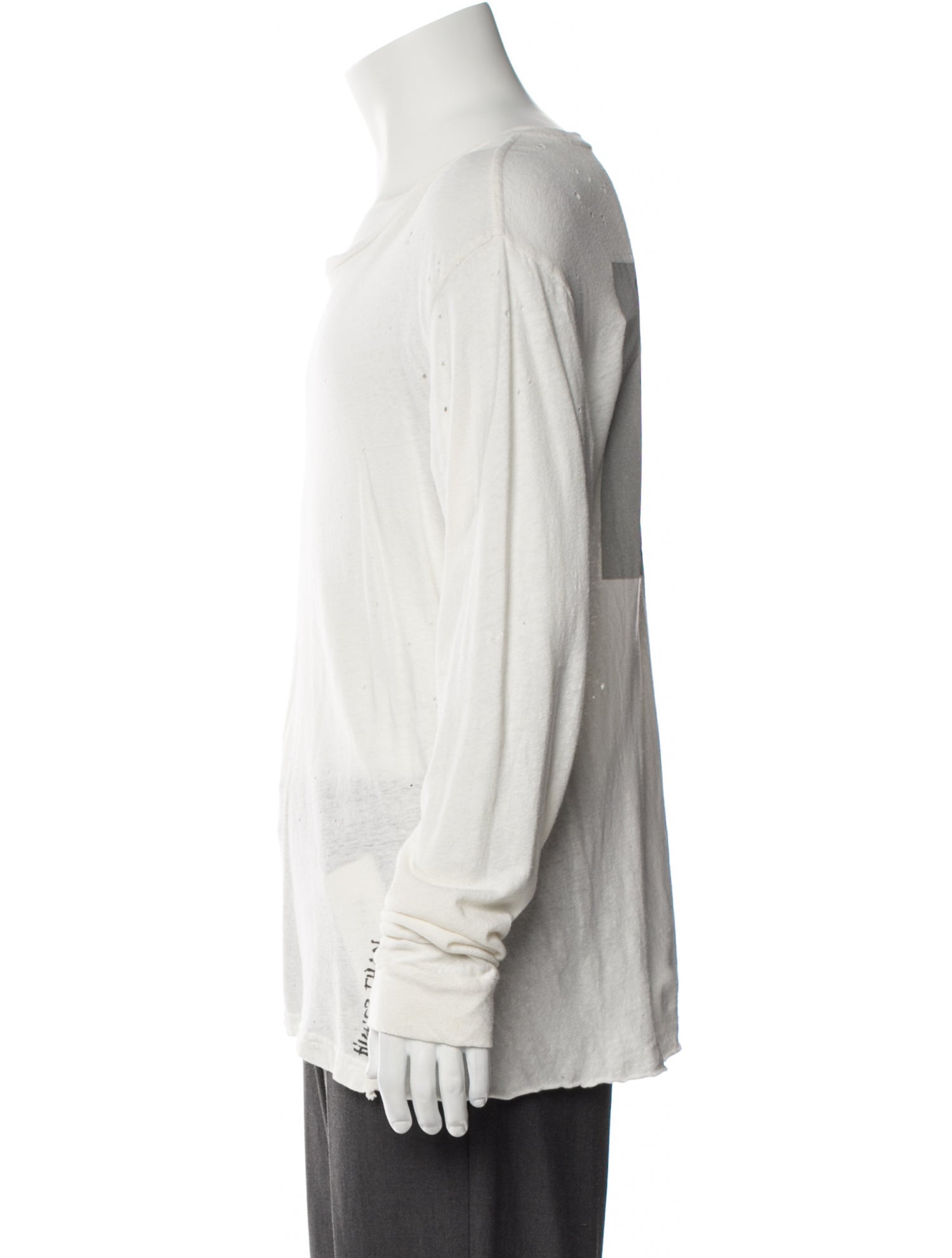 Ksubi Scoop Neck Long Sleeve T-Shirt