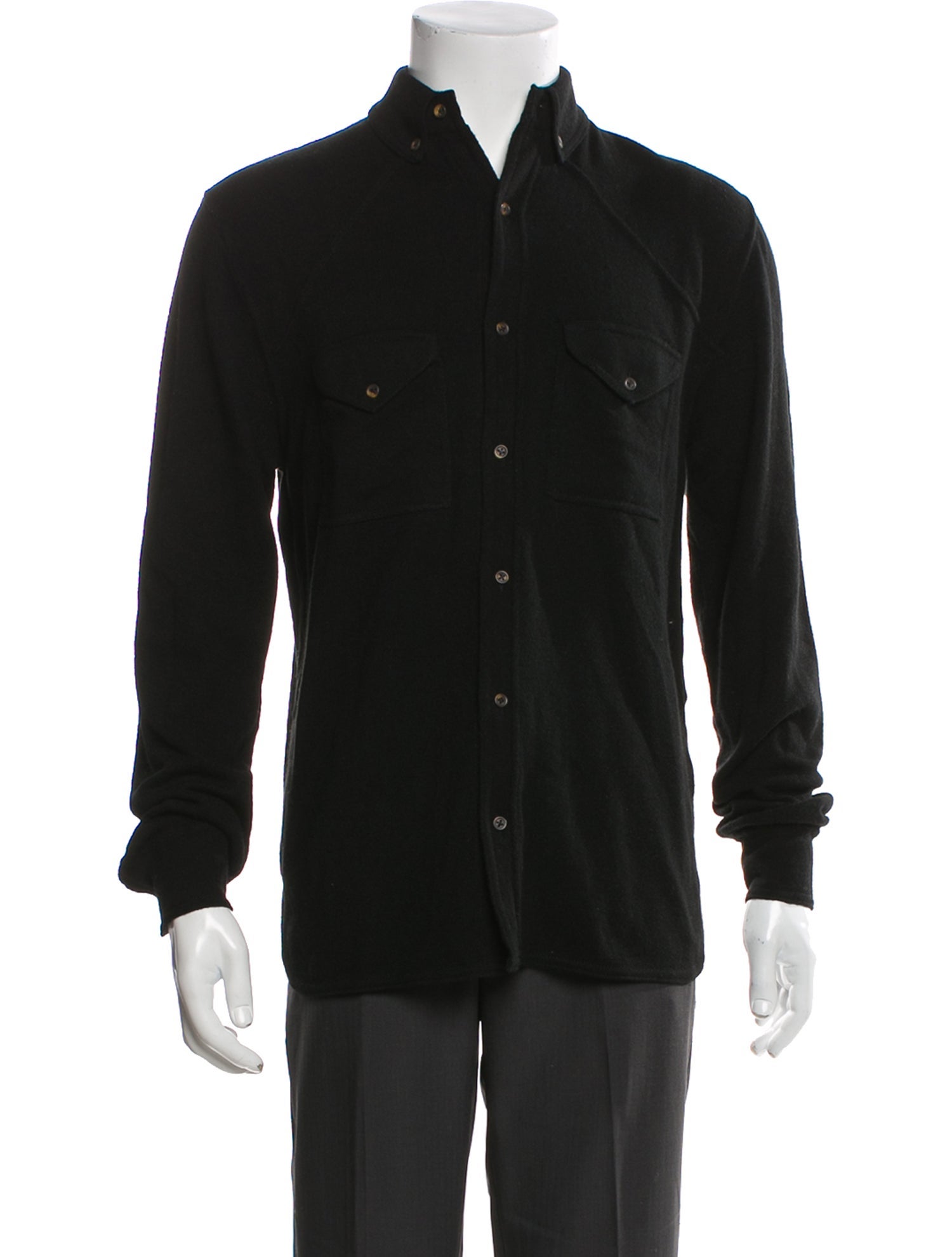 Ksubi Cashmere Mock Neck Cardigan