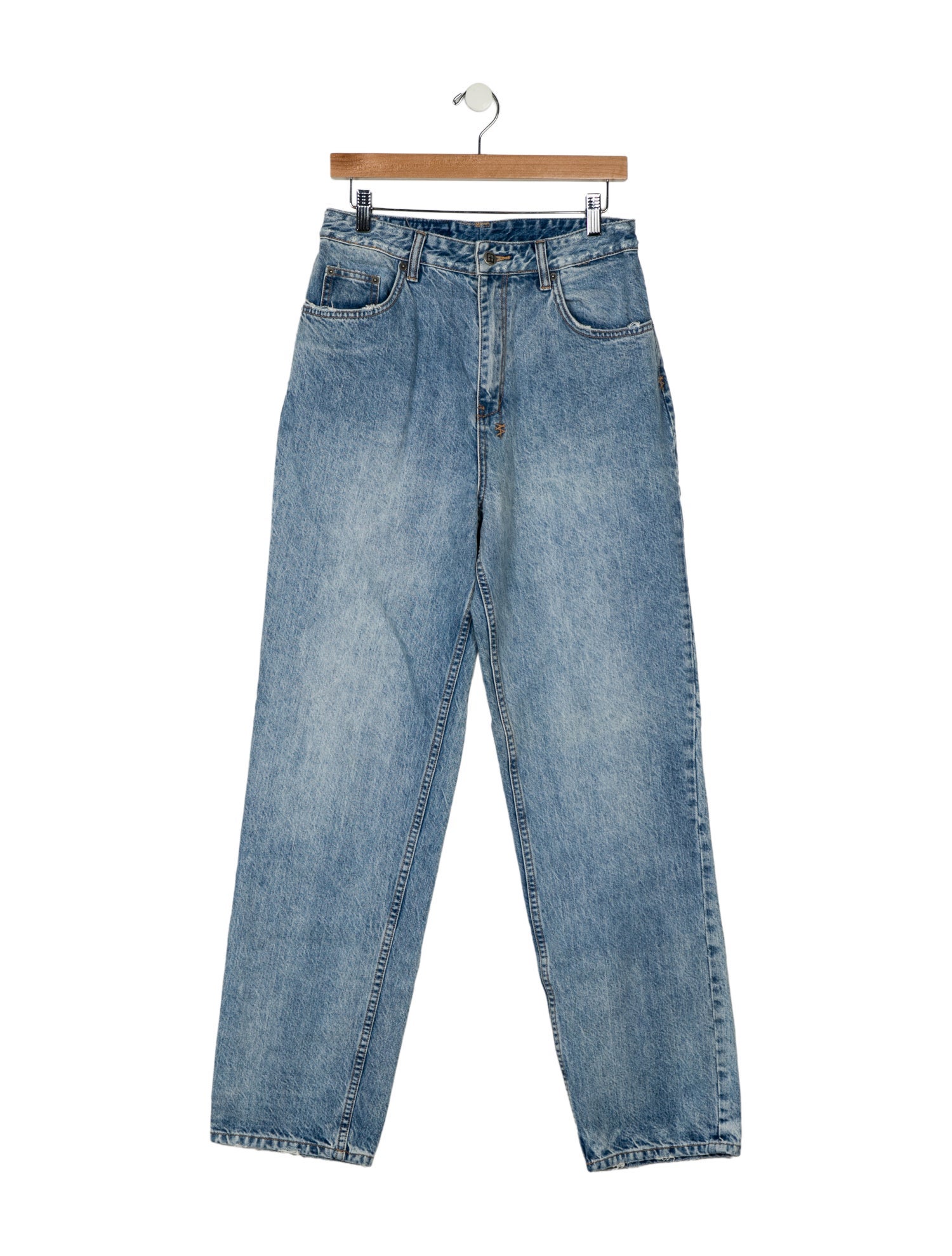 Ksubi High-Rise Straight Leg Jeans