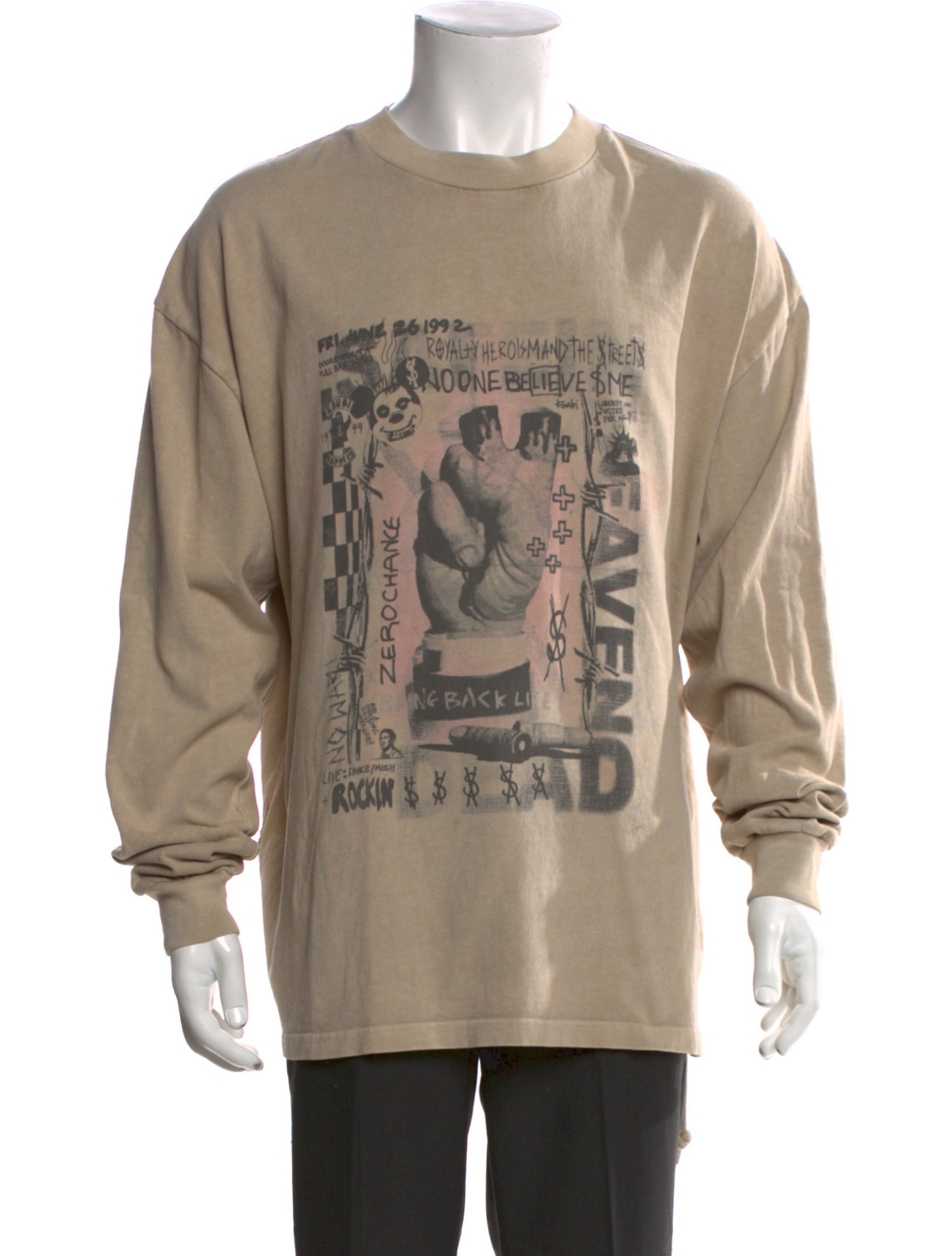 Ksubi Graphic Print Crew Neck Sweatshirt