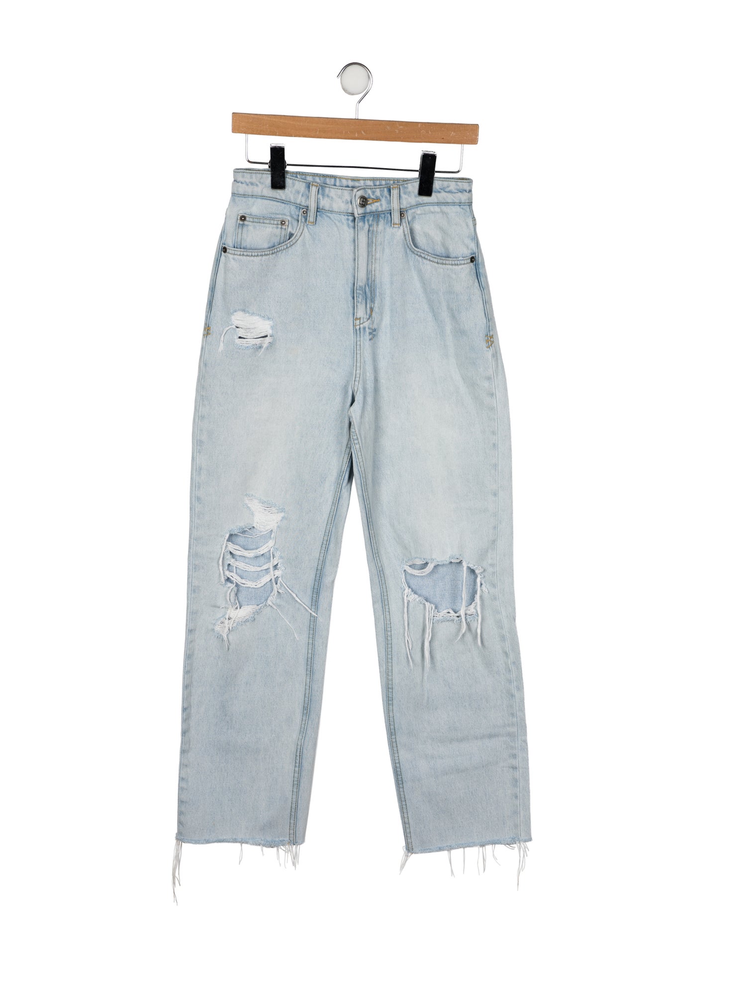 Ksubi High-Rise Straight Leg Jeans