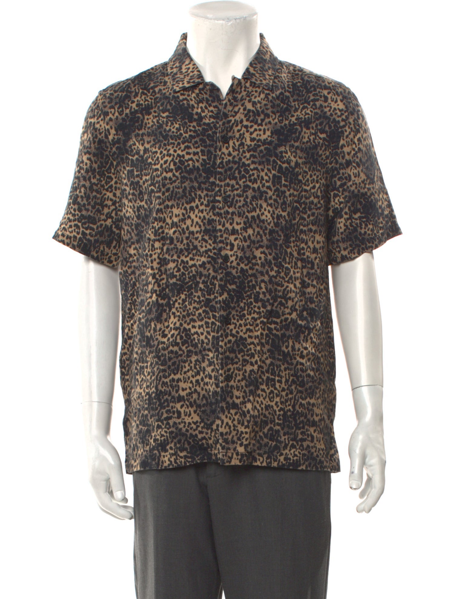 Ksubi Animal Print Short Sleeve Shirt