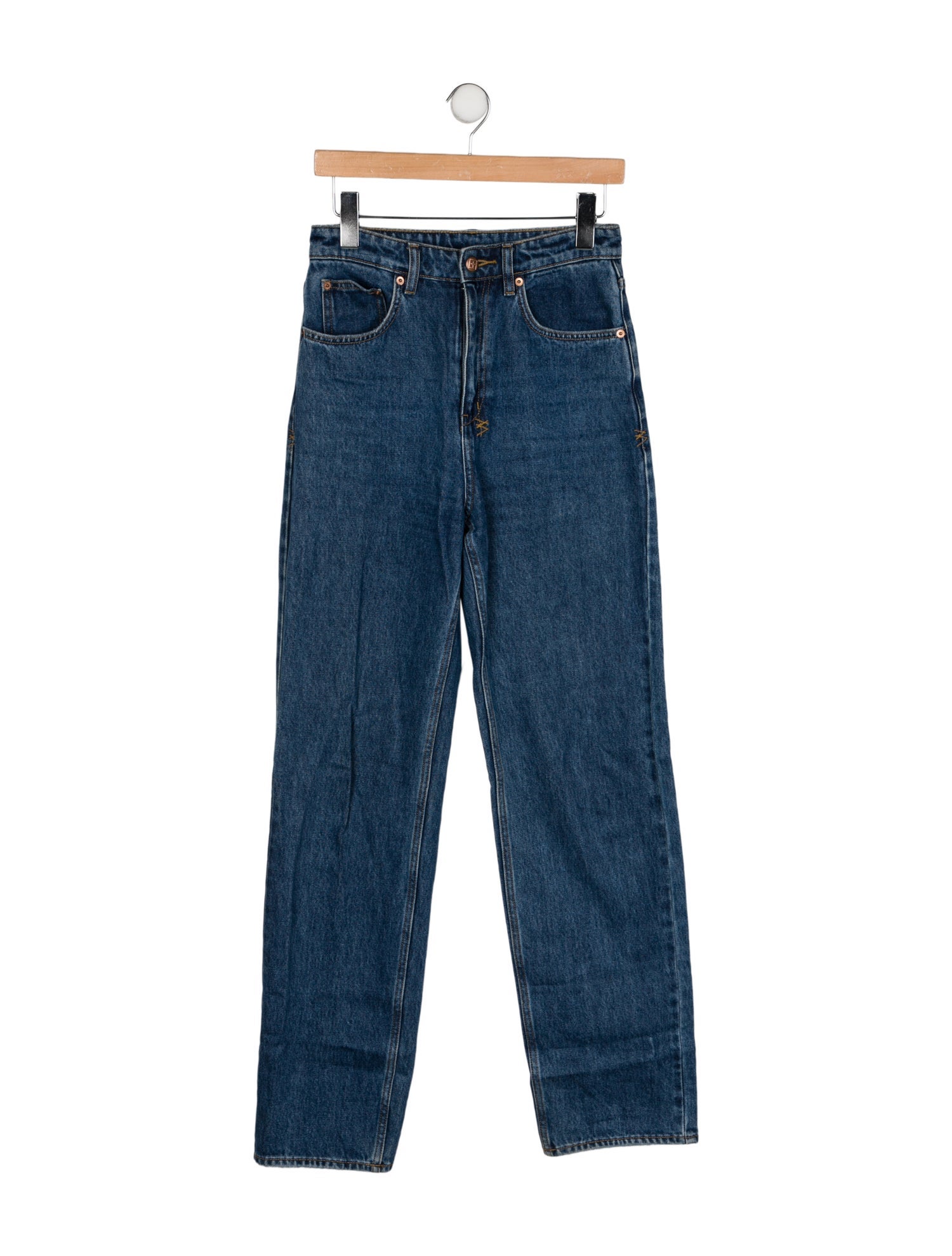 Ksubi High-Rise Straight Leg Jeans