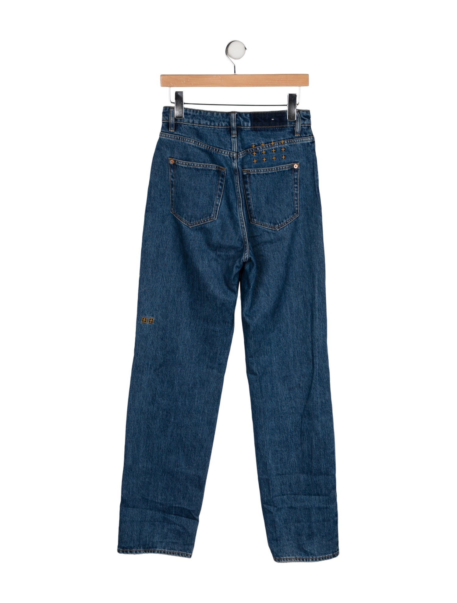 Ksubi High-Rise Straight Leg Jeans