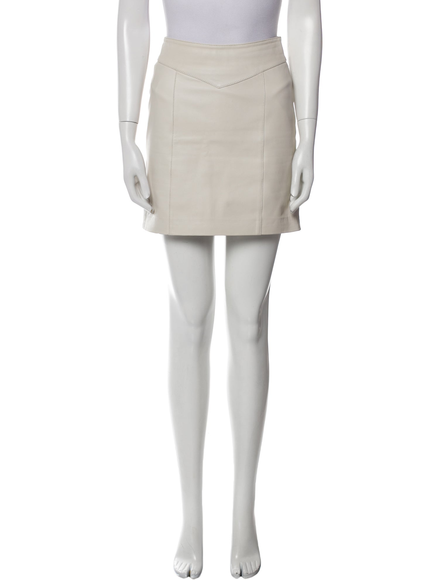 Ksubi Leather Mini Skirt