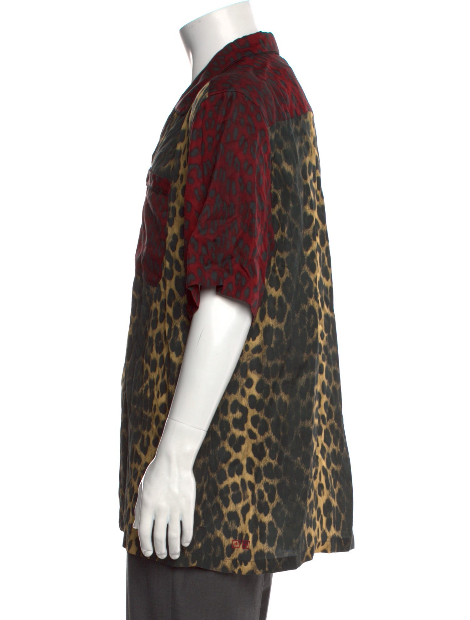 Ksubi Animal Print Short Sleeve Shirt w/ Tags