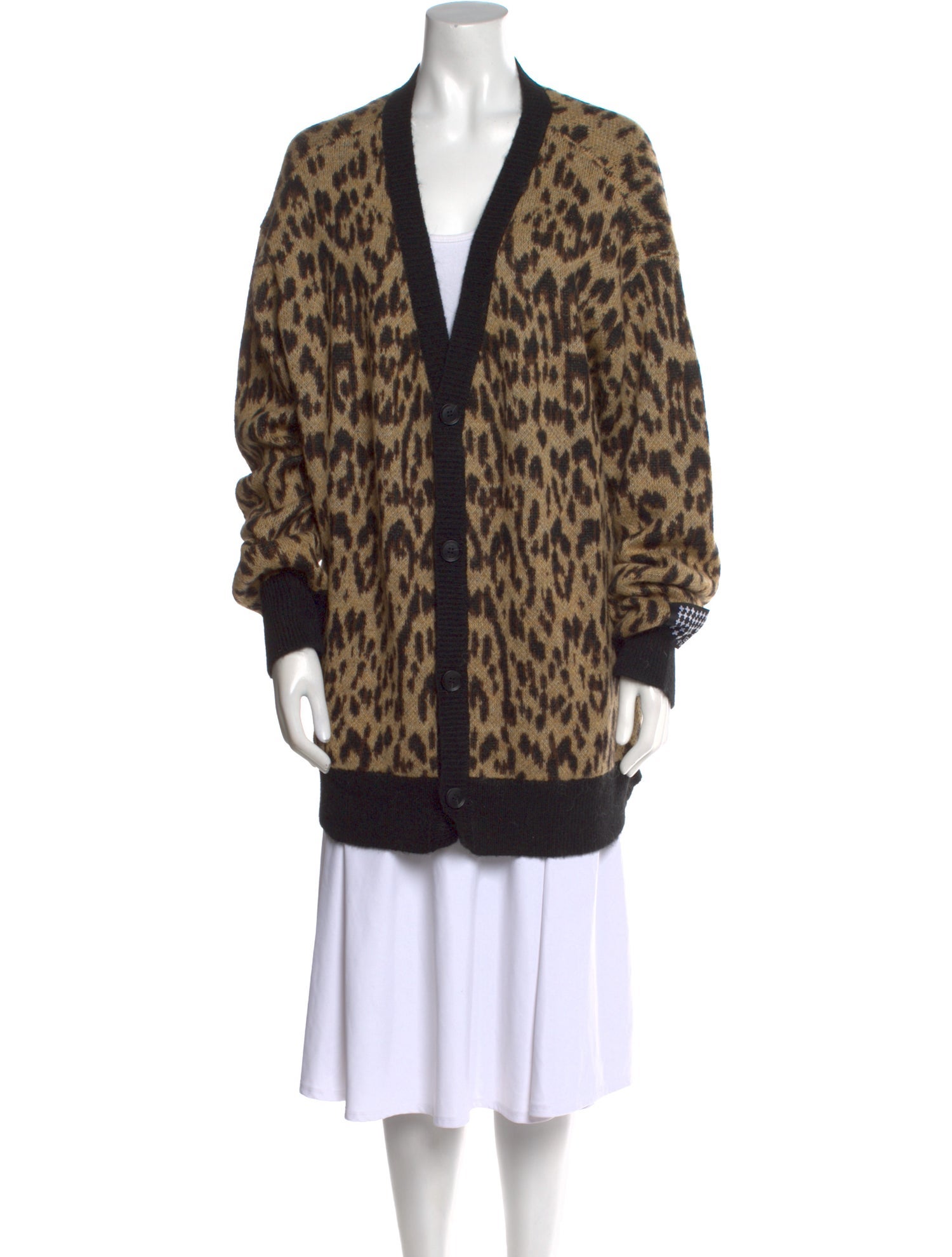 Ksubi Wool Animal Print Sweater