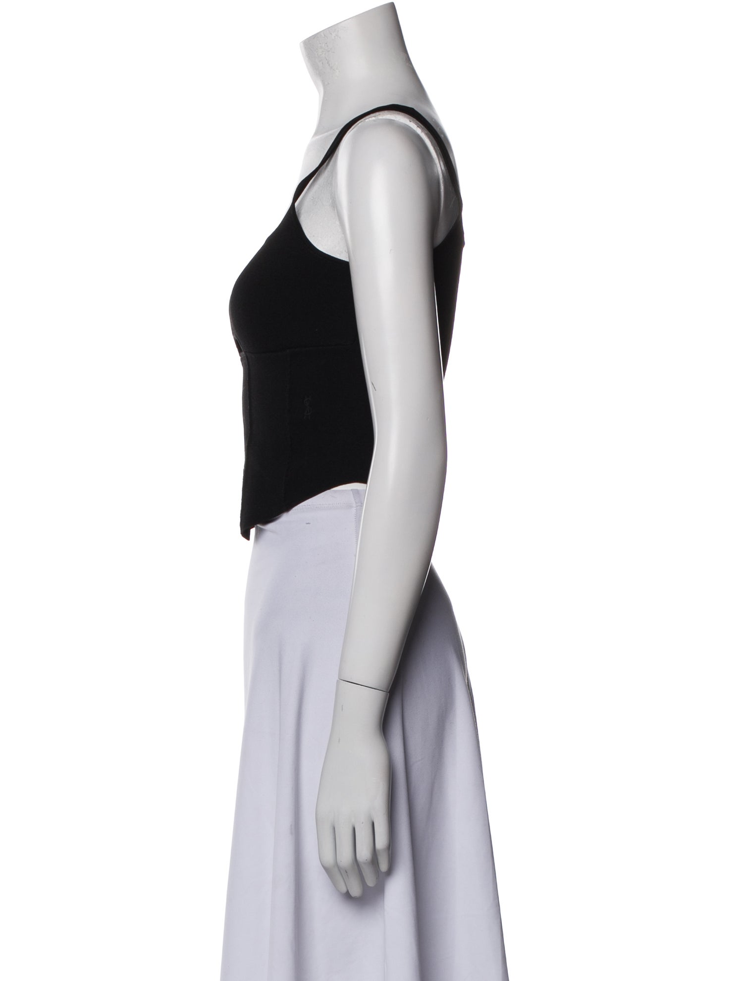 Ksubi Square Neckline Sleeveless Crop Top