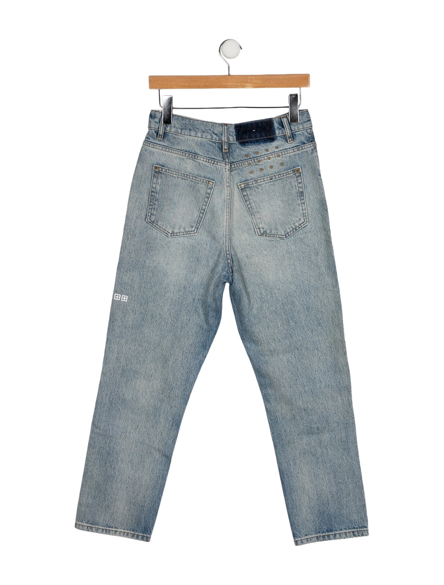 Ksubi High-Rise Straight Leg Jeans