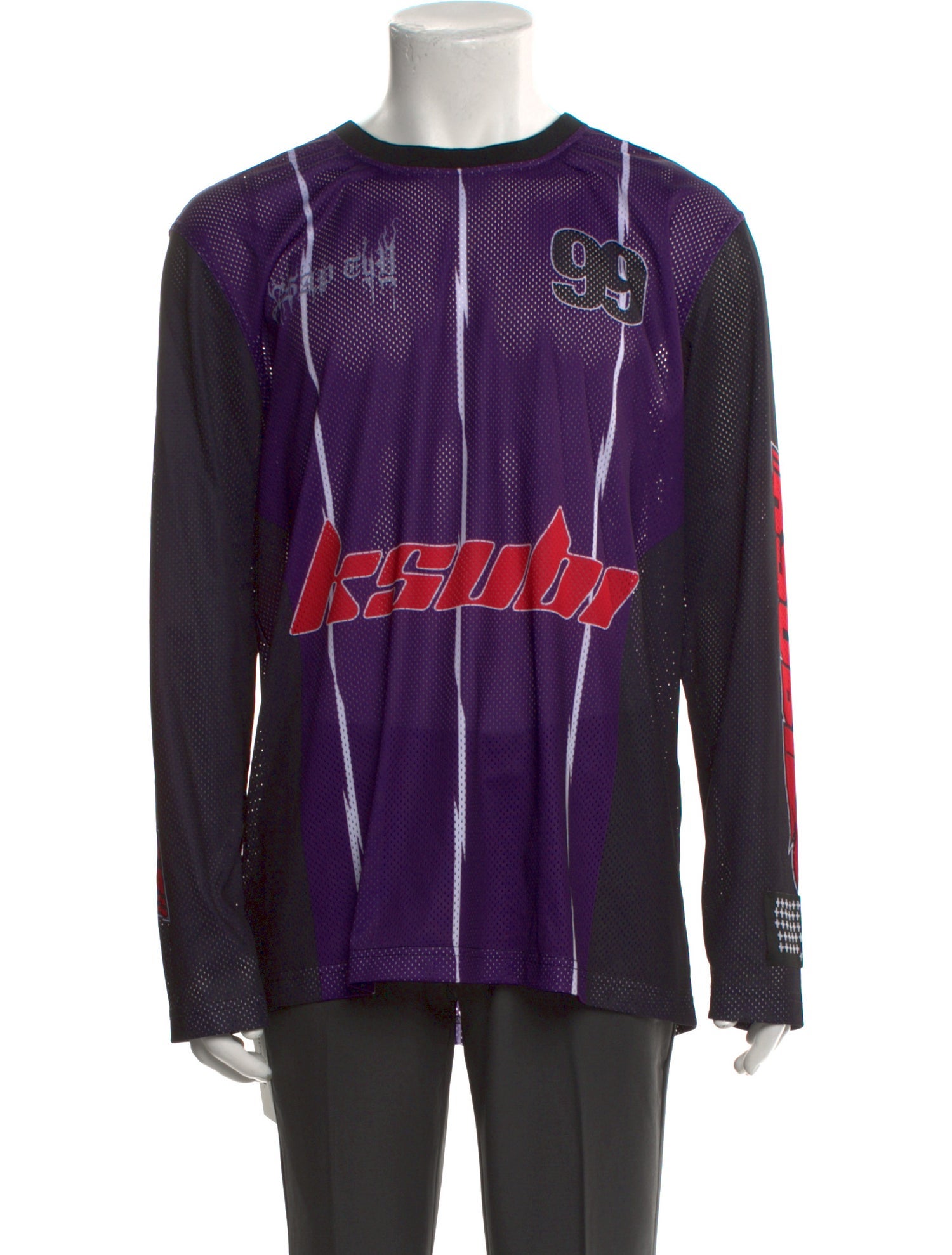 Ksubi Graphic Print Crew Neck Henley