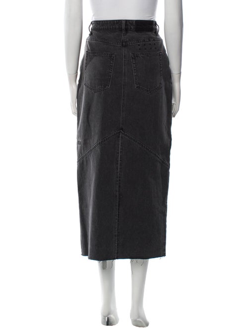 Ksubi Raw-Edge Trim Midi Length Skirt