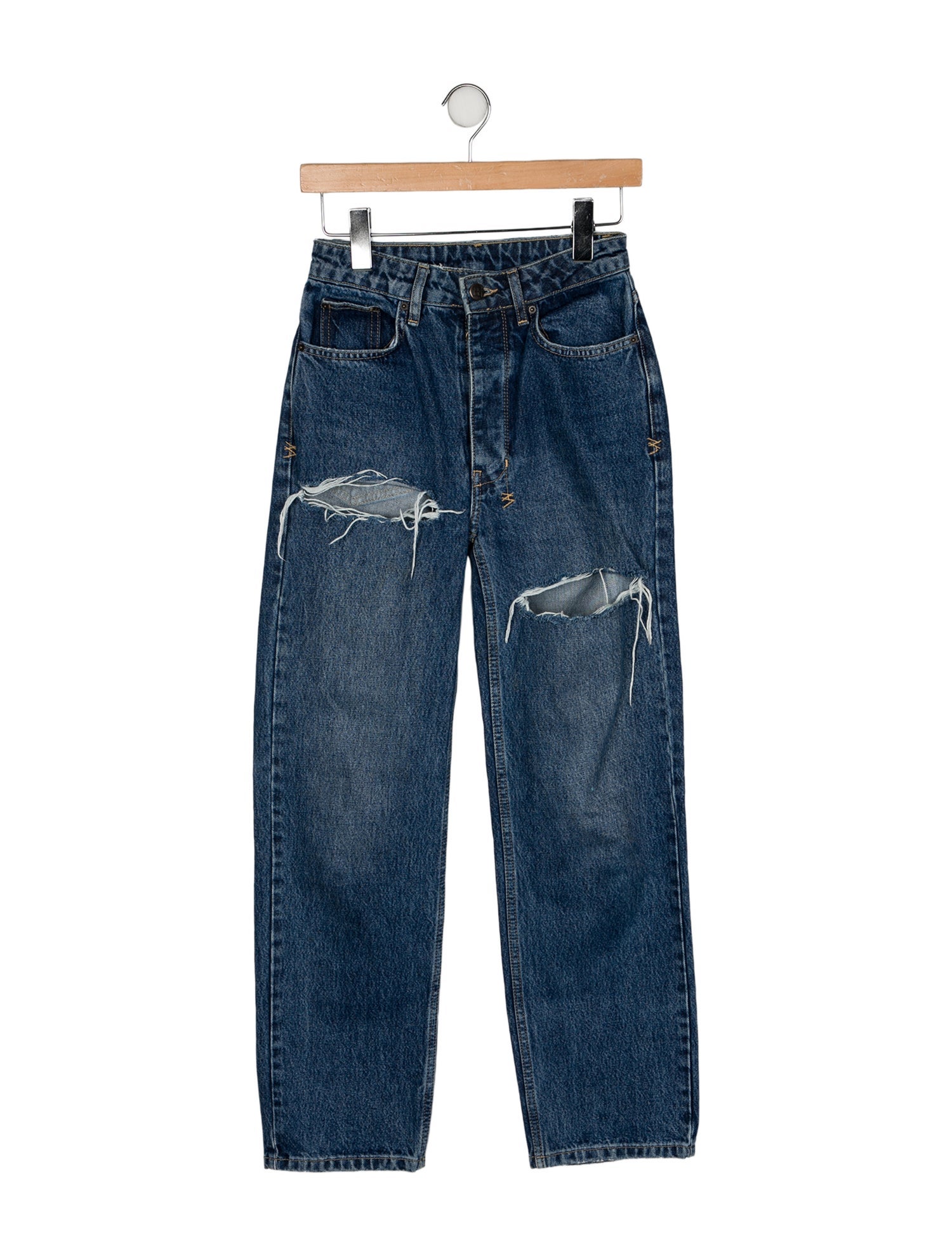 Ksubi High-Rise Straight Leg Jeans