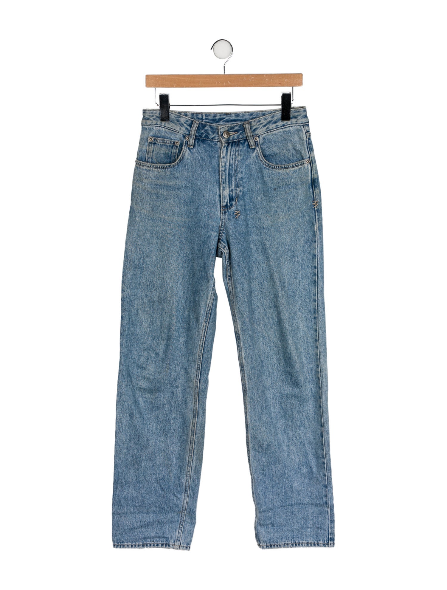 Ksubi Mid-Rise Straight Leg Jeans
