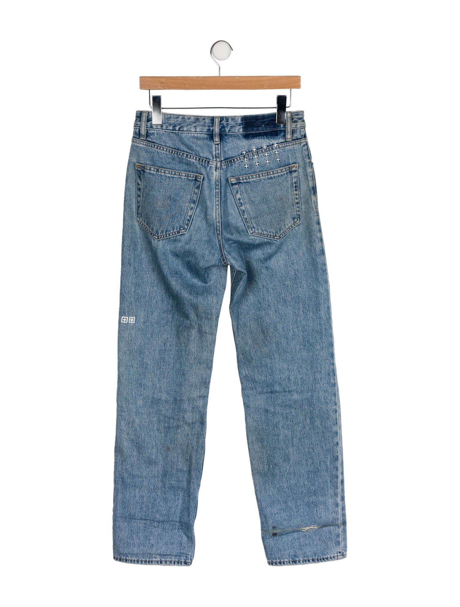 Ksubi Mid-Rise Straight Leg Jeans