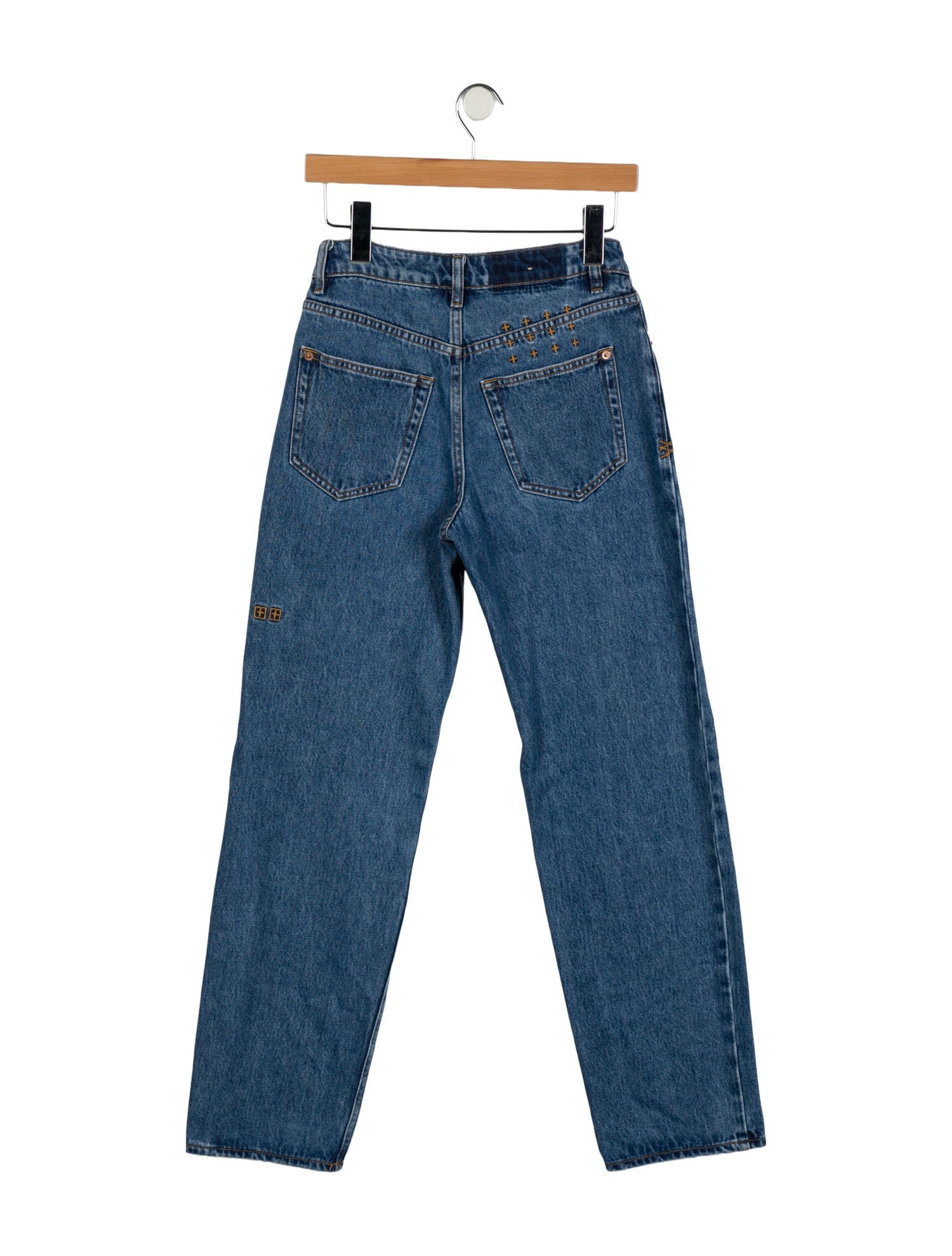 Ksubi Mid-Rise Straight Leg Jeans