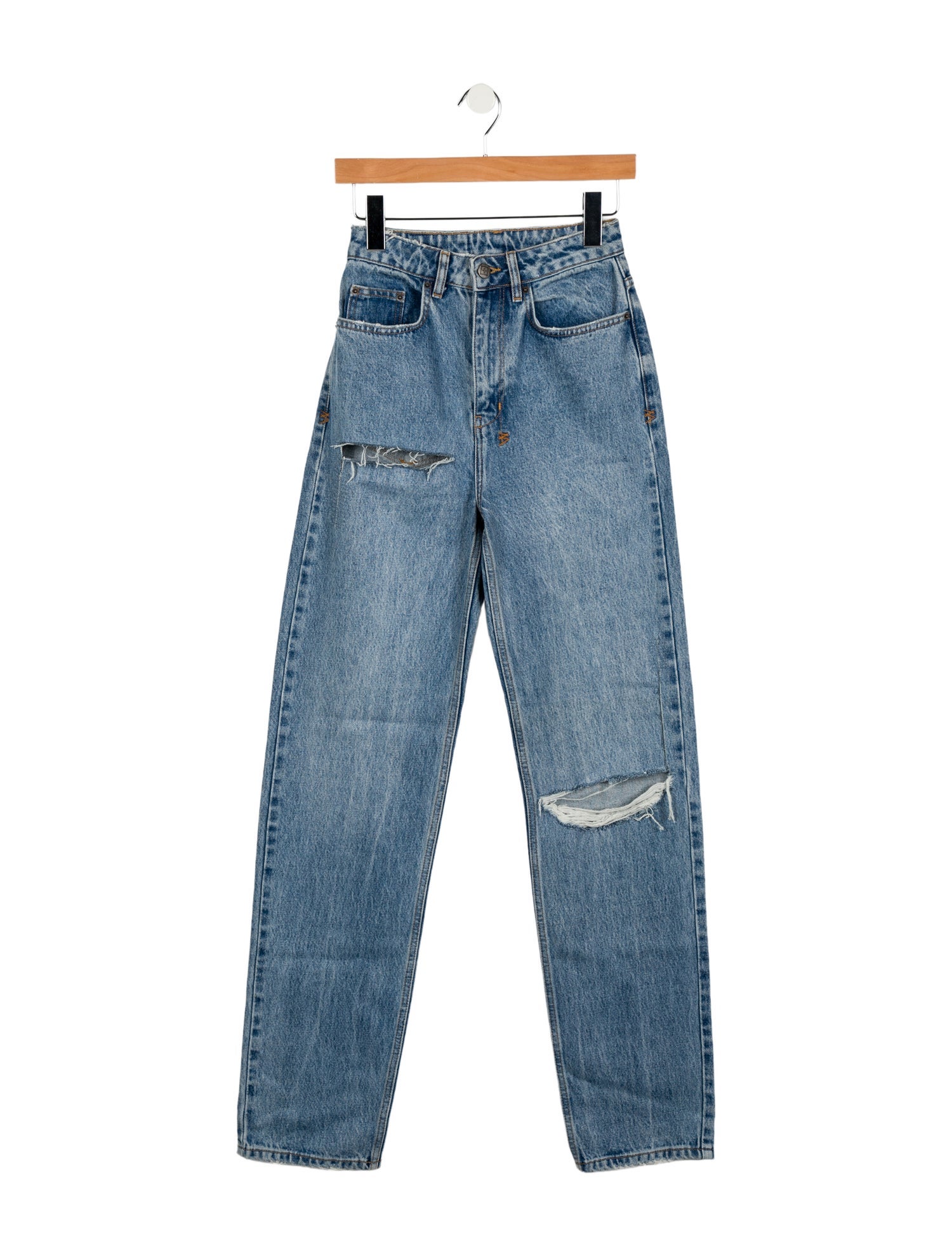 Ksubi High-Rise Straight Leg Jeans