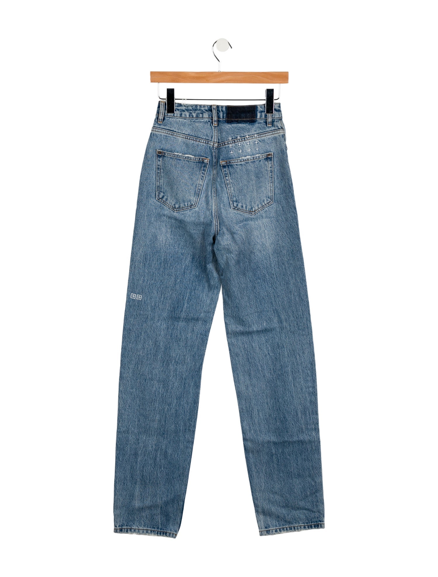 Ksubi High-Rise Straight Leg Jeans