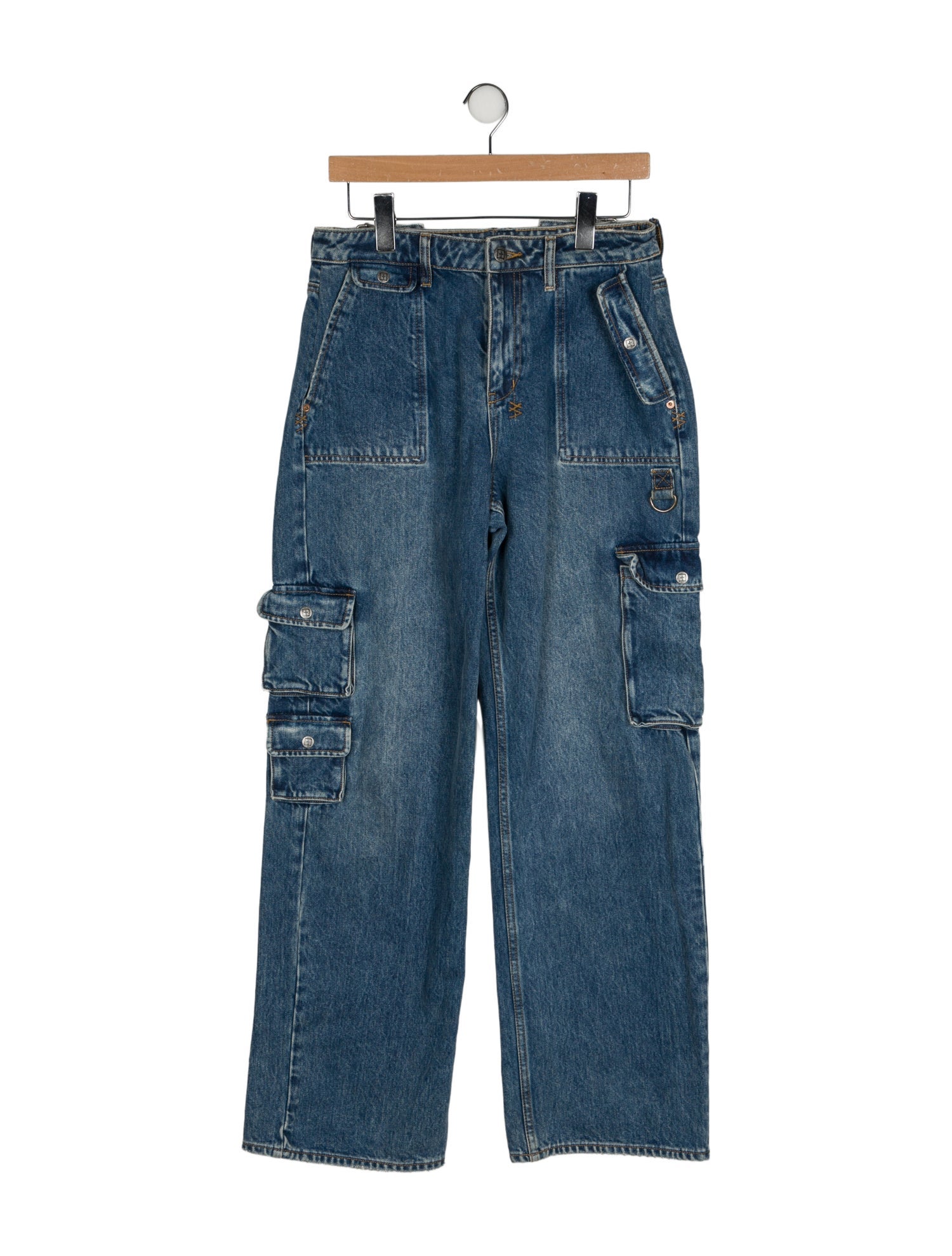 Ksubi High-Rise Wide Leg Jeans