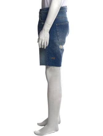 Ksubi Tie-Dye Print Denim Shorts