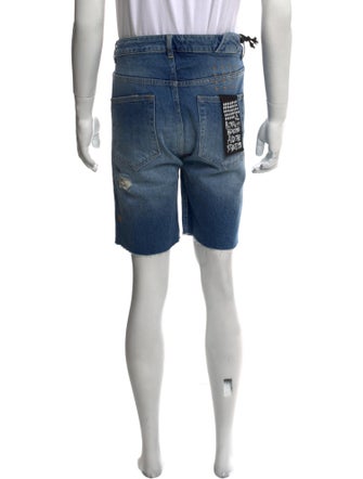 Ksubi Tie-Dye Print Denim Shorts