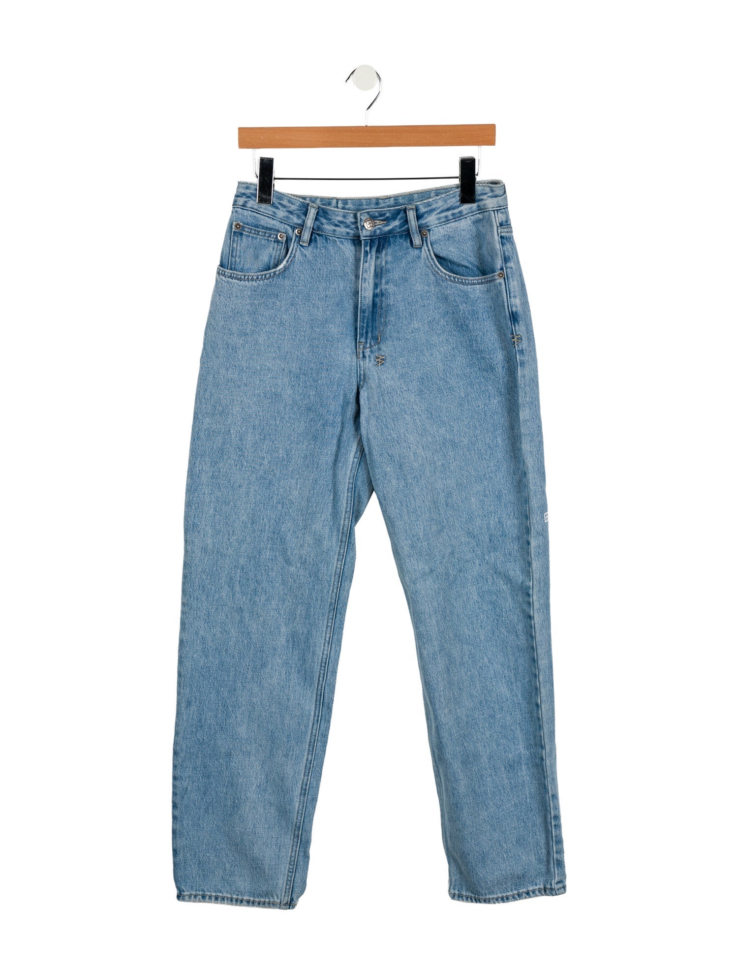 Ksubi Mid-Rise Straight Leg Jeans
