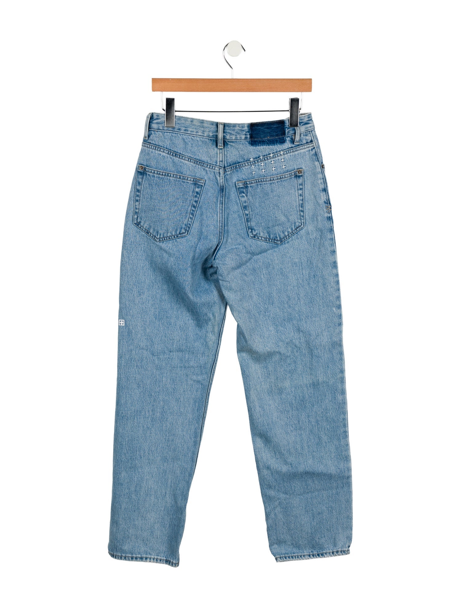 Ksubi Mid-Rise Straight Leg Jeans