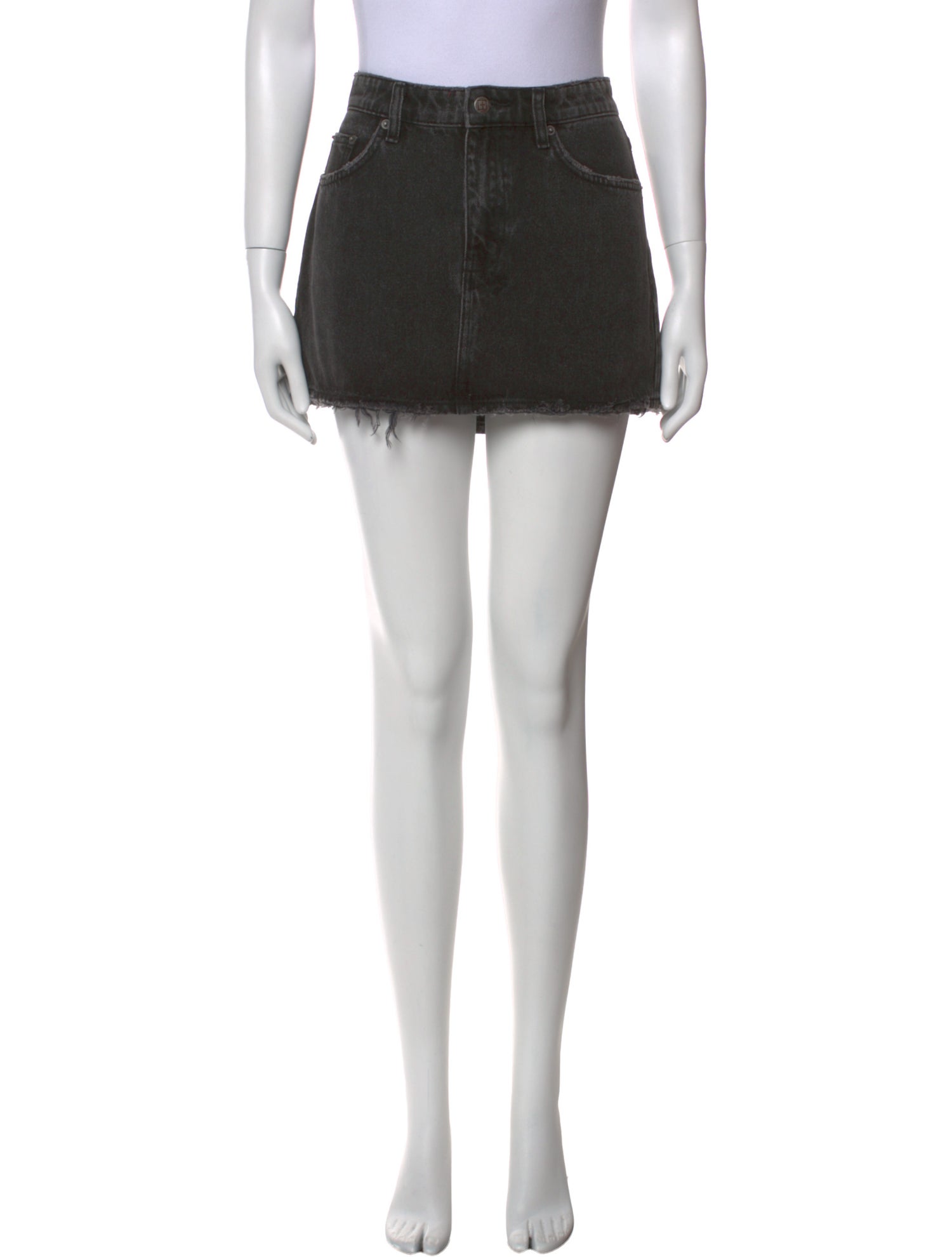 Ksubi Distressed Accents Mini Skirt