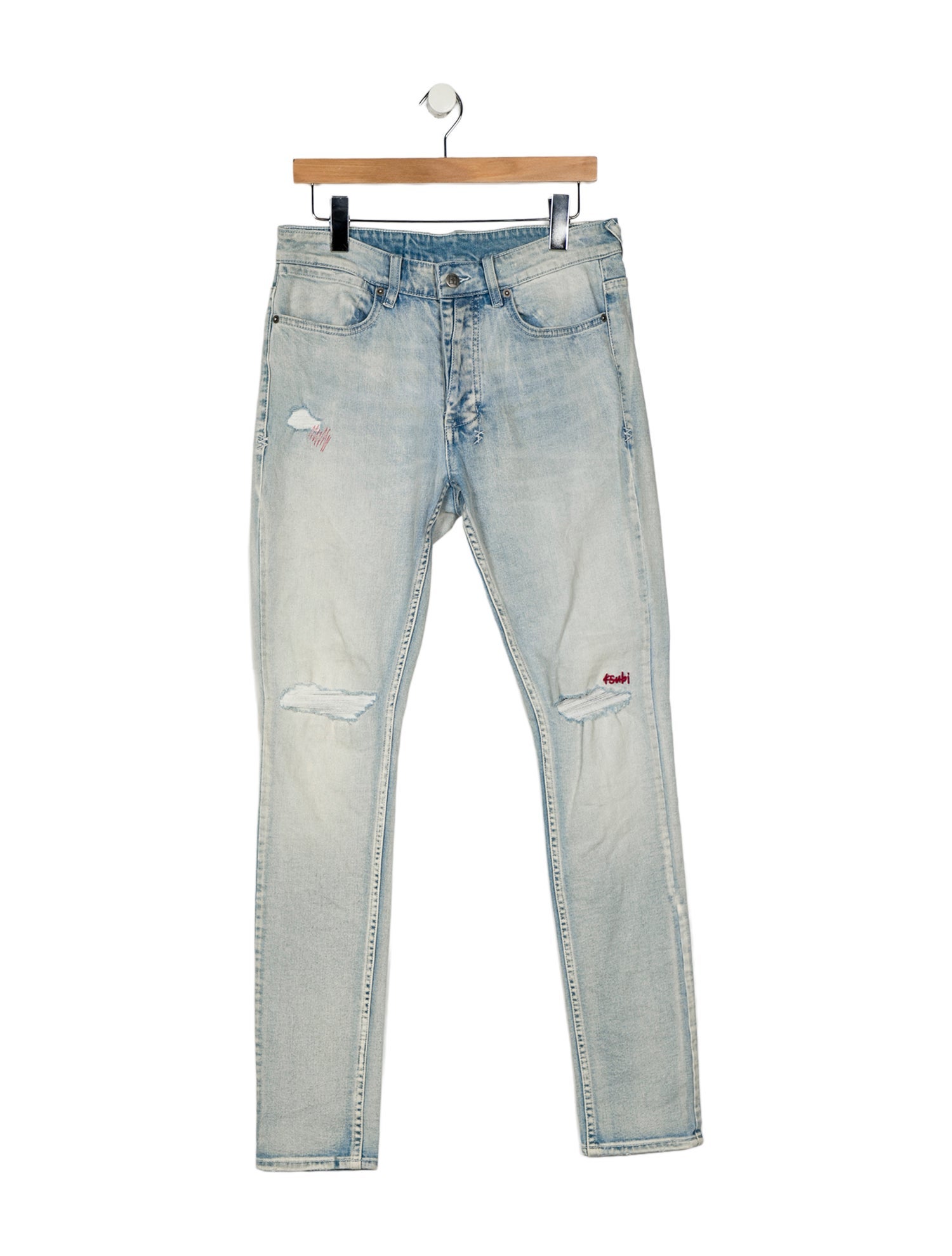Ksubi Mid-Rise Straight Leg Jeans