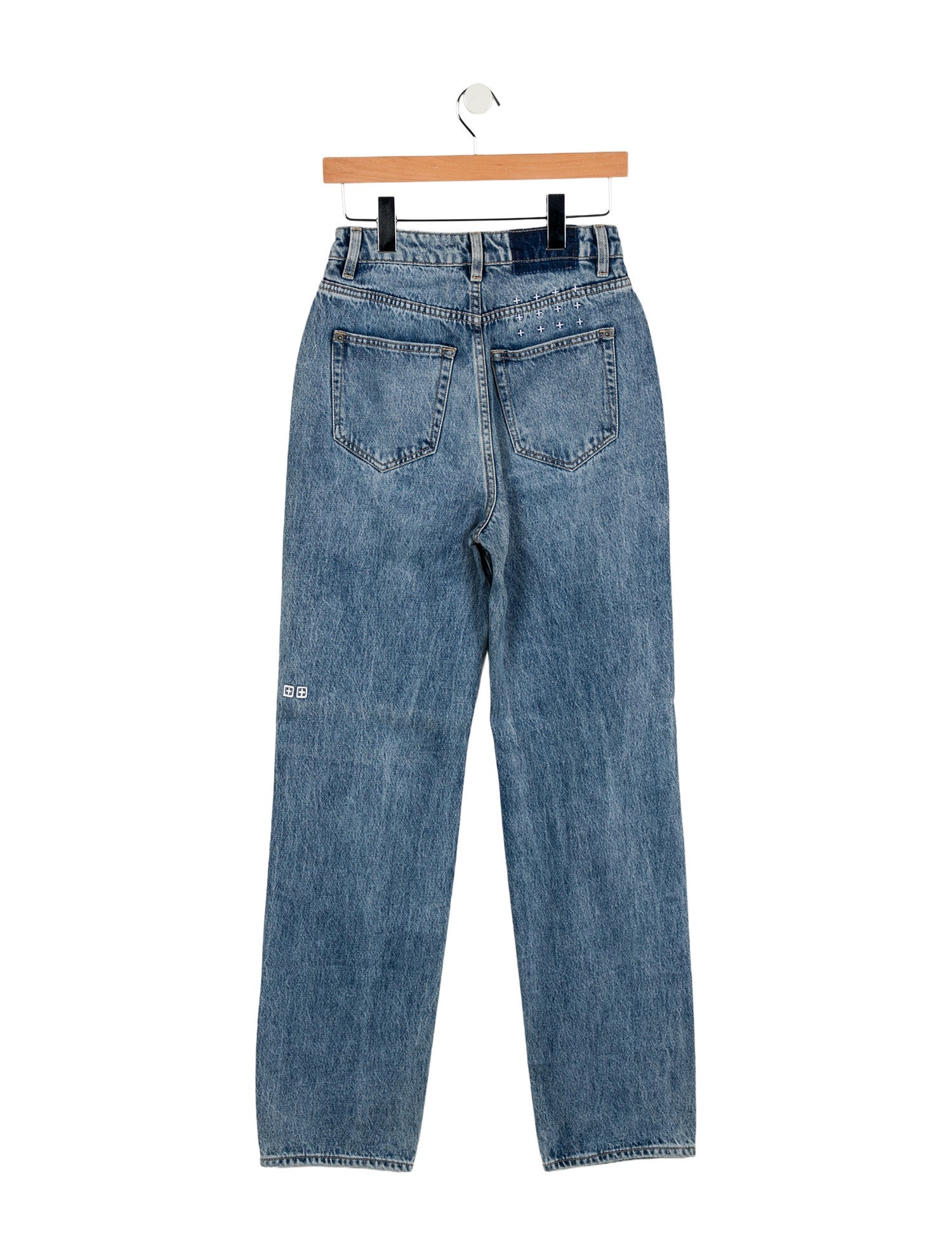 Ksubi High-Rise Straight Leg Jeans