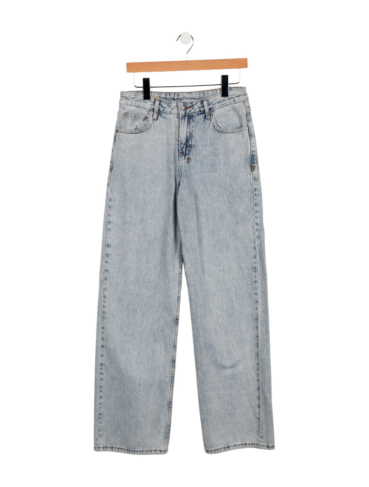 Ksubi Mid-Rise Wide Leg Jeans
