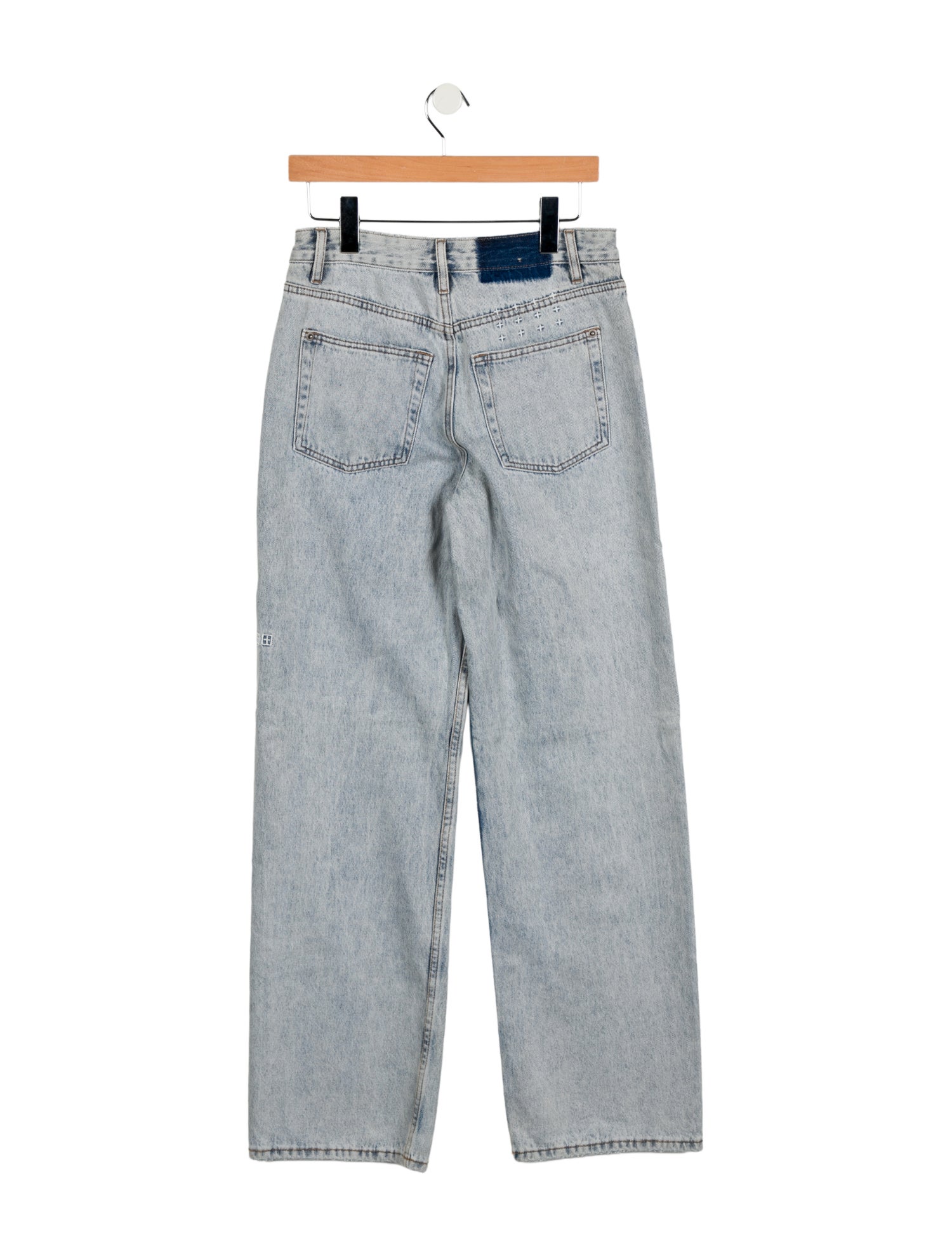 Ksubi Mid-Rise Wide Leg Jeans