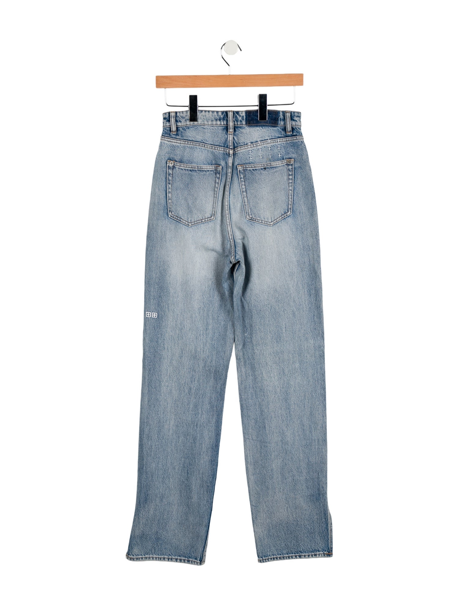Ksubi High-Rise Straight Leg Jeans