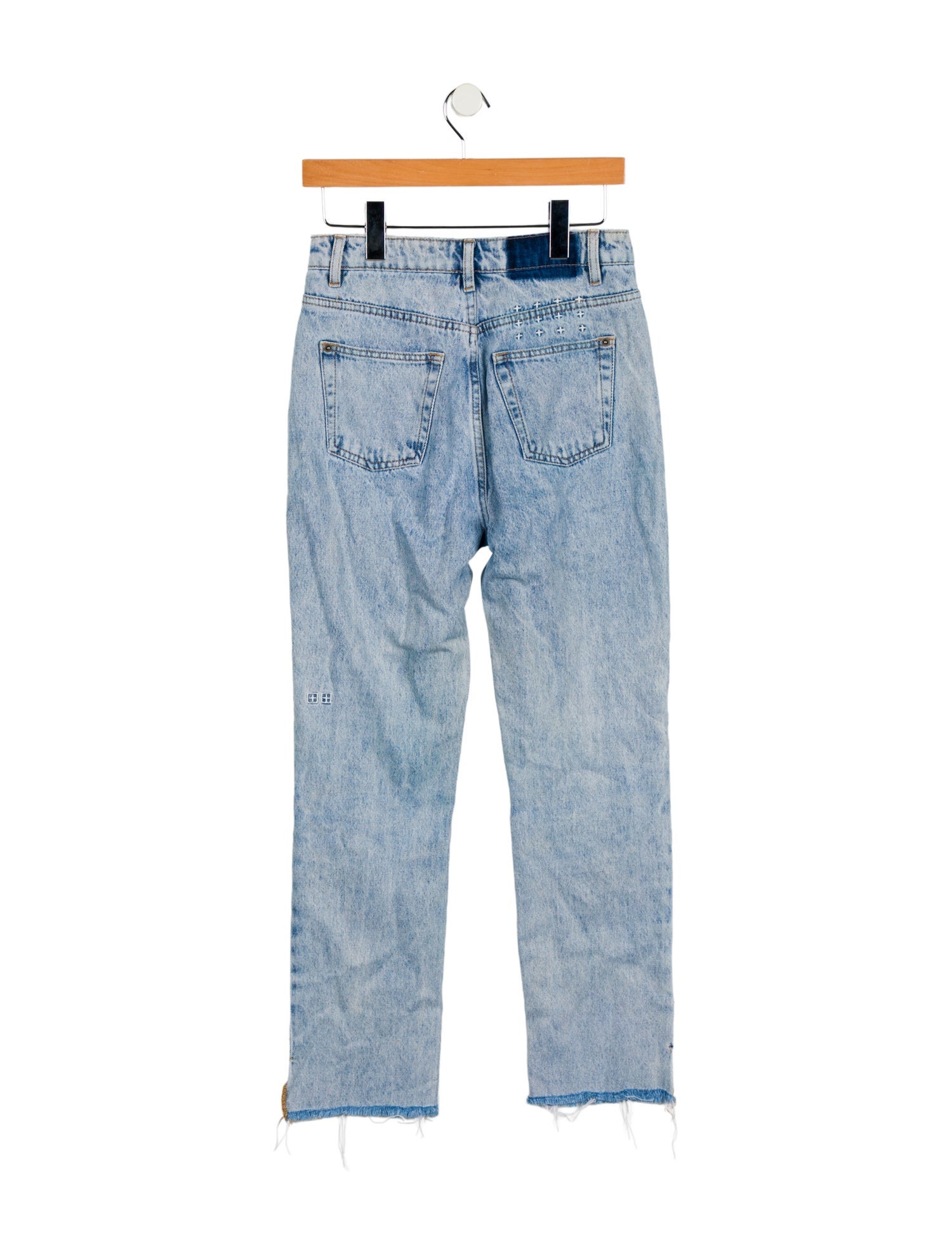 Ksubi Mid-Rise Straight Leg Jeans