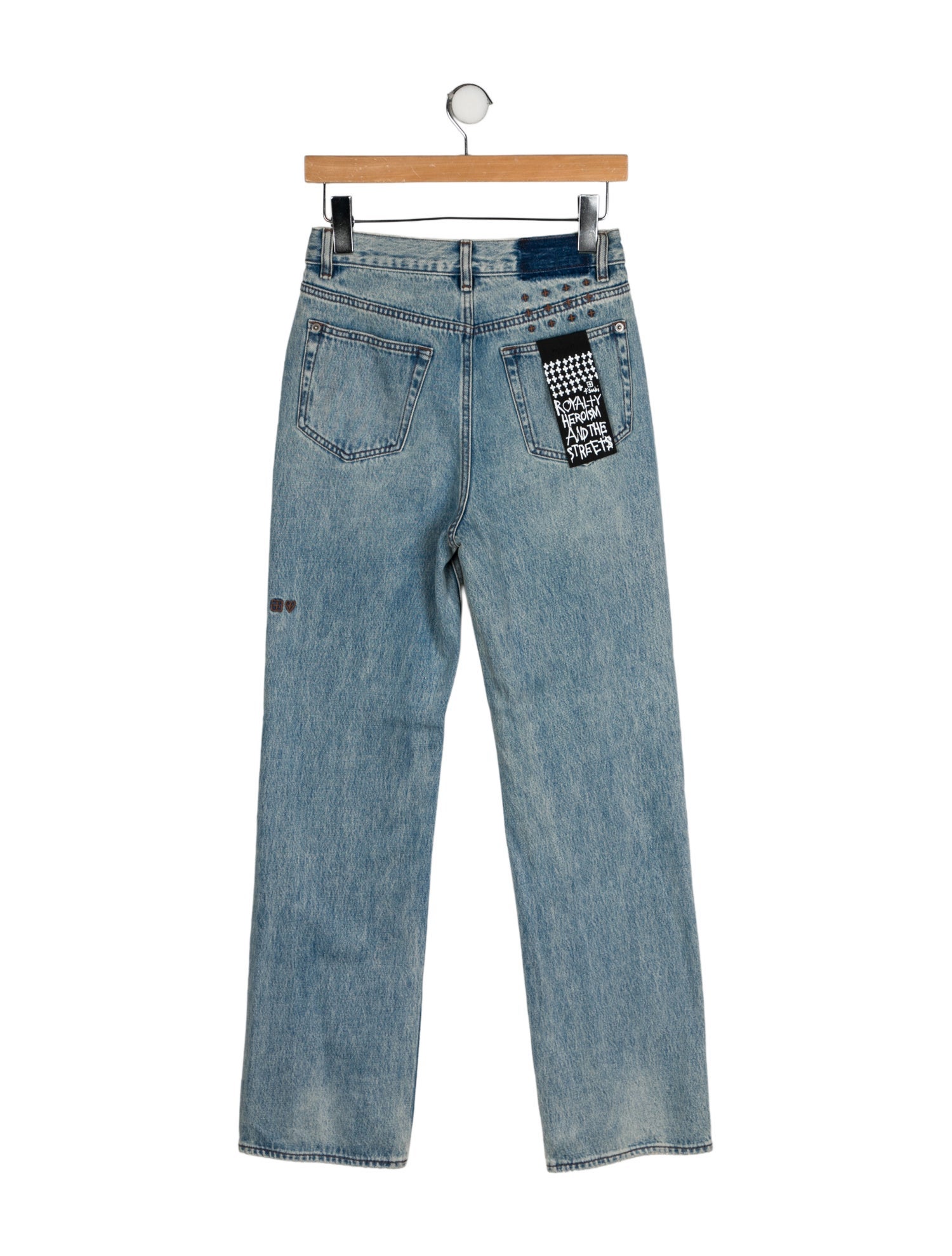 Ksubi Mid-Rise Straight Leg Jeans