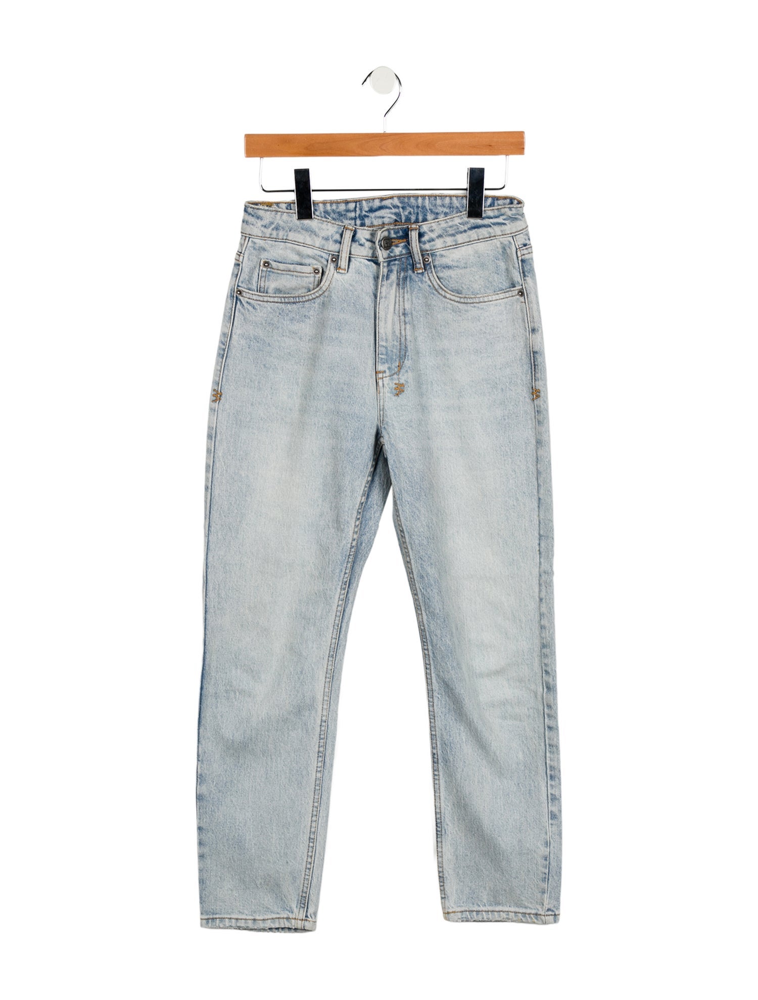 Ksubi Mid-Rise Straight Leg Jeans