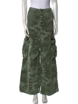 Ksubi Camouflage Print Wide Leg Pants