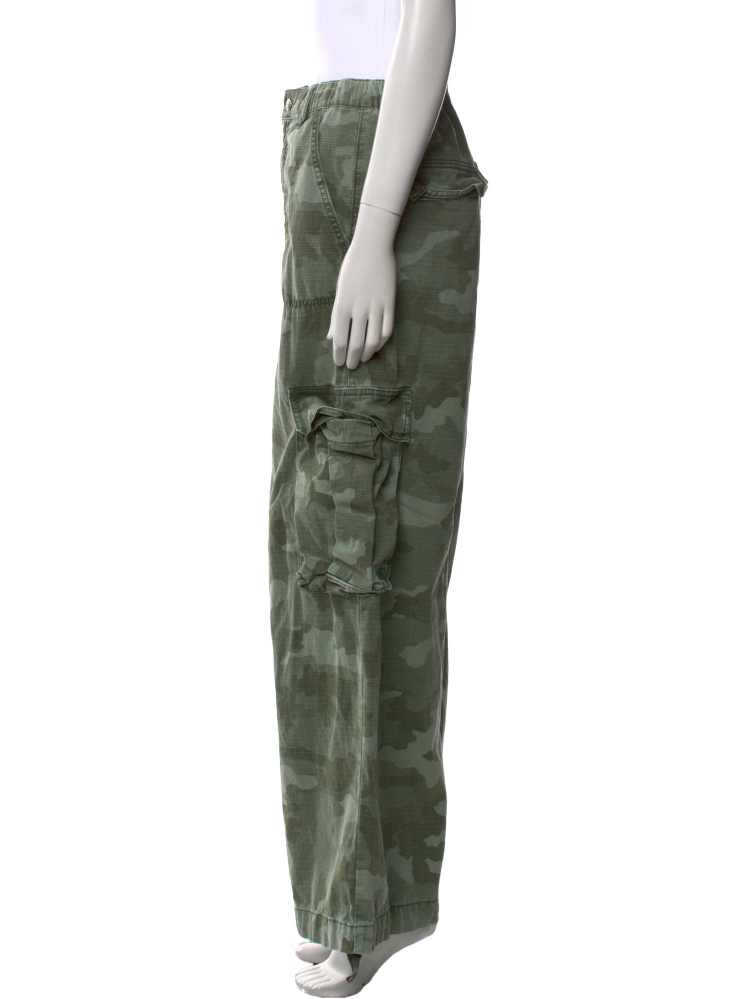 Ksubi Camouflage Print Wide Leg Pants
