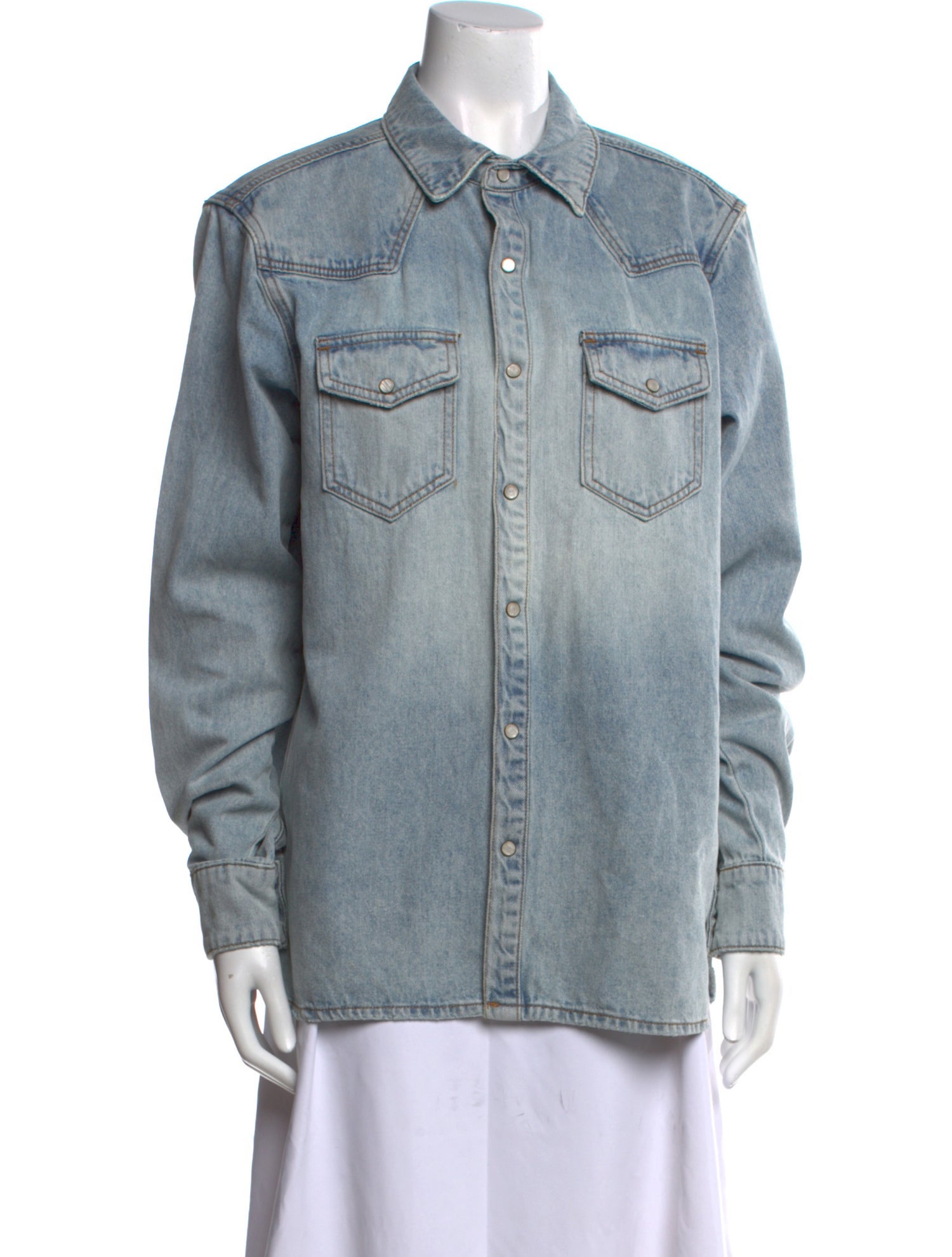 Ksubi Long Sleeve Button-Up Top