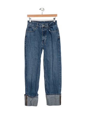 Ksubi High-Rise Straight Leg Jeans