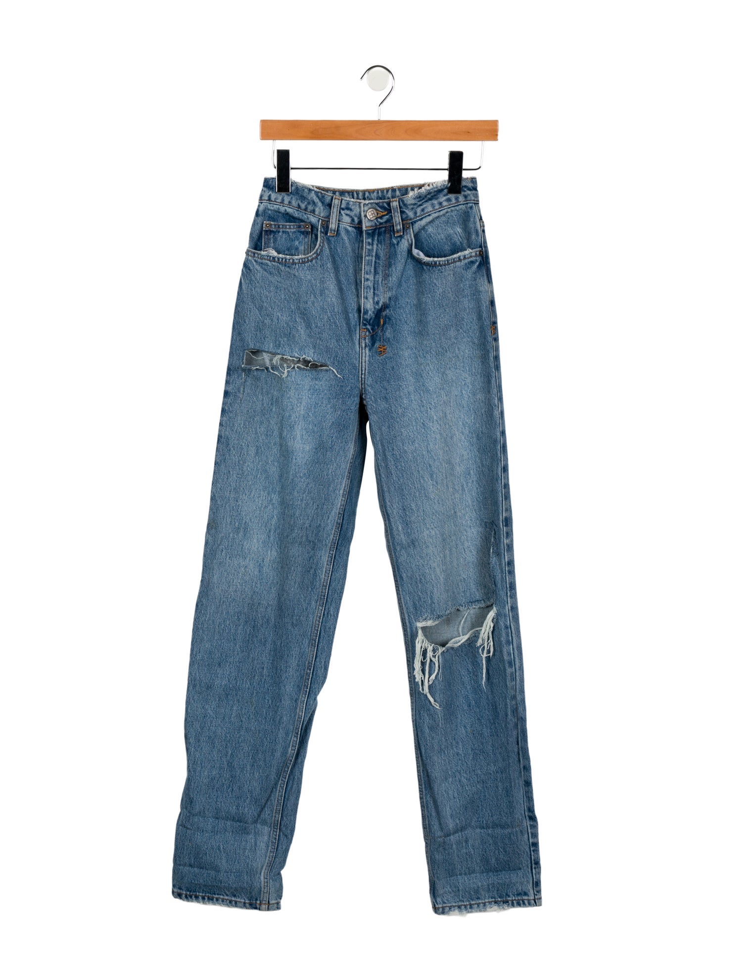 Ksubi High-Rise Straight Leg Jeans