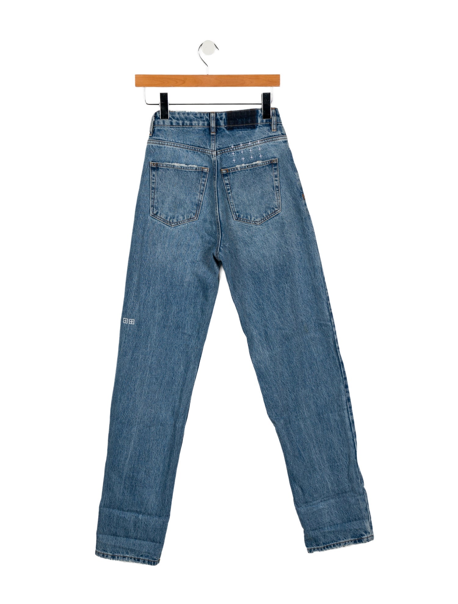 Ksubi High-Rise Straight Leg Jeans