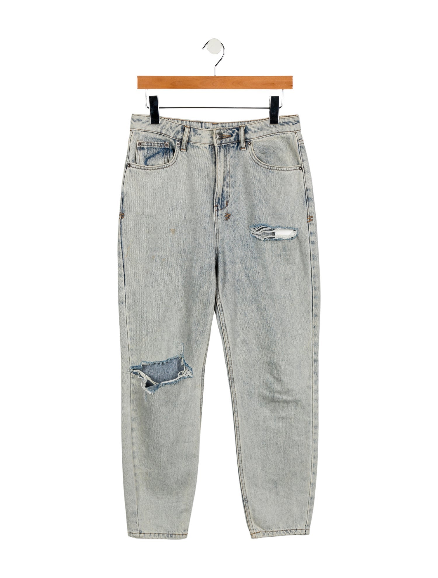 Ksubi High-Rise Straight Leg Jeans